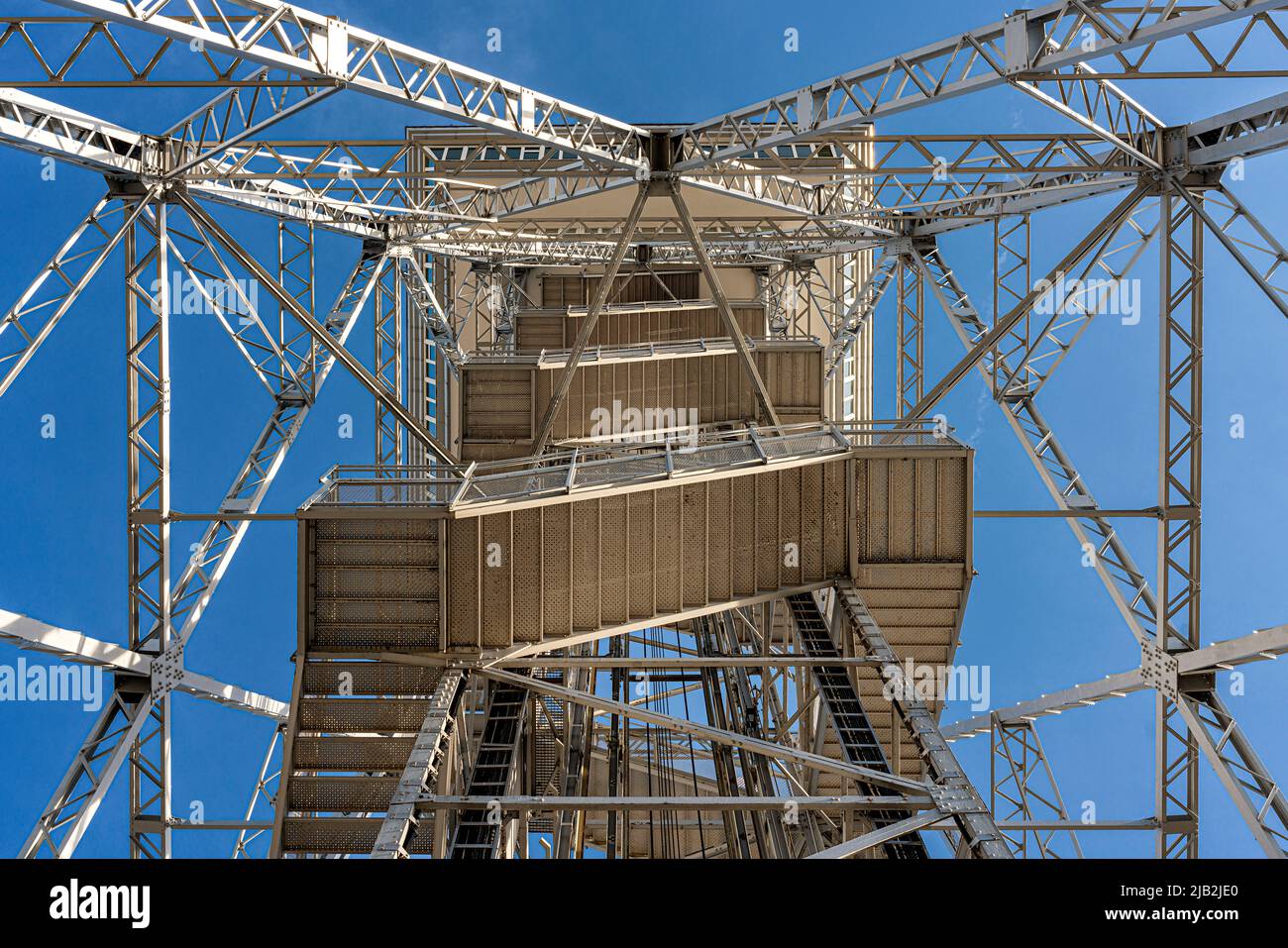 Der neu restaurierte Berliner Funkturm auf dem Messegelände in der Masurenallee, Berlin Stockfoto