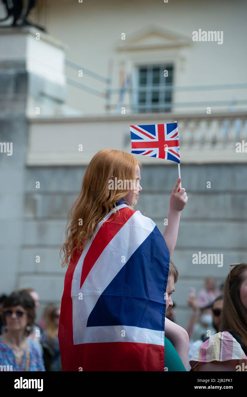 Platinum Jubilee, Queen's Birthday Parade Stockfoto