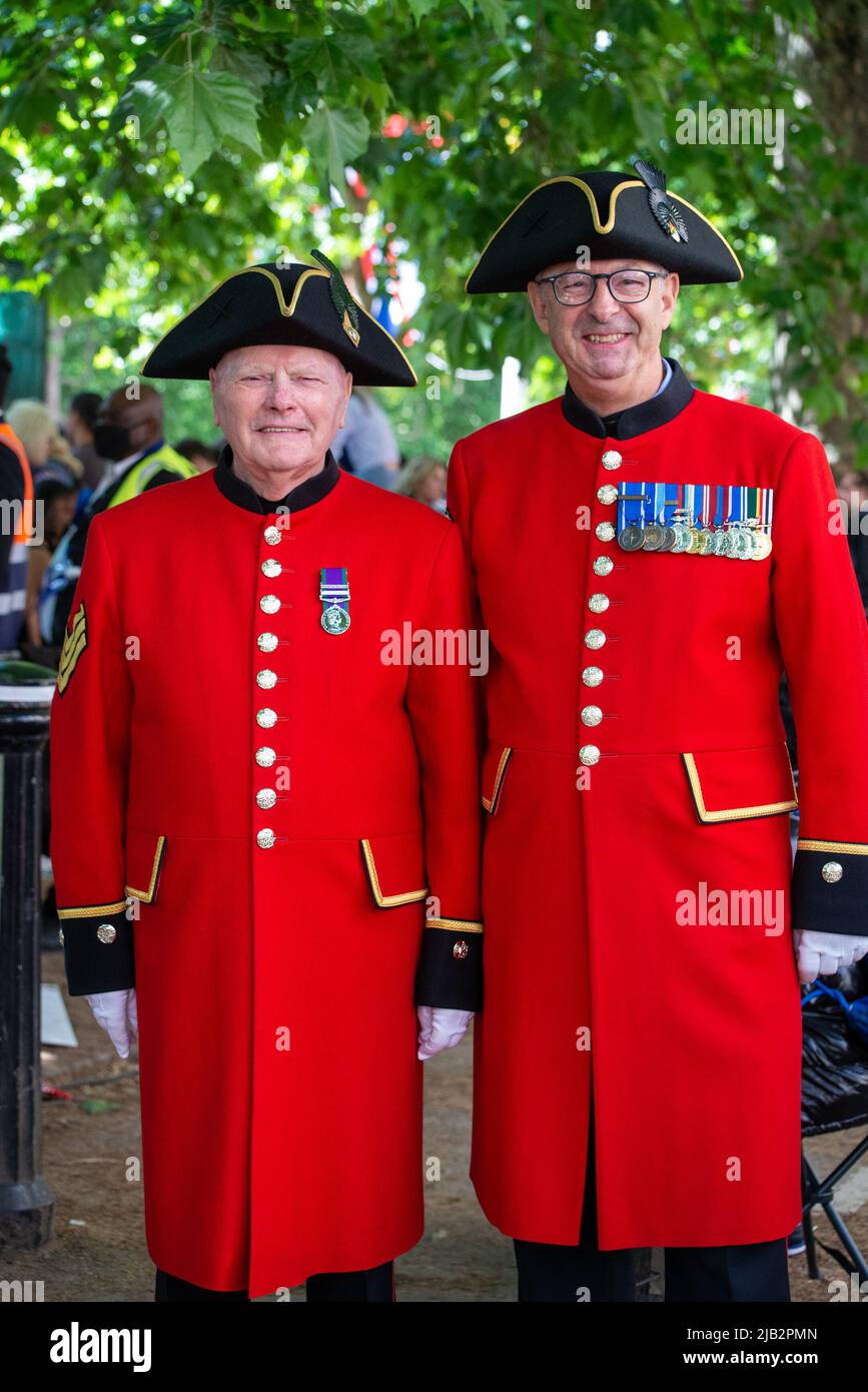 Platinum Jubilee, Queen's Birthday Parade Stockfoto