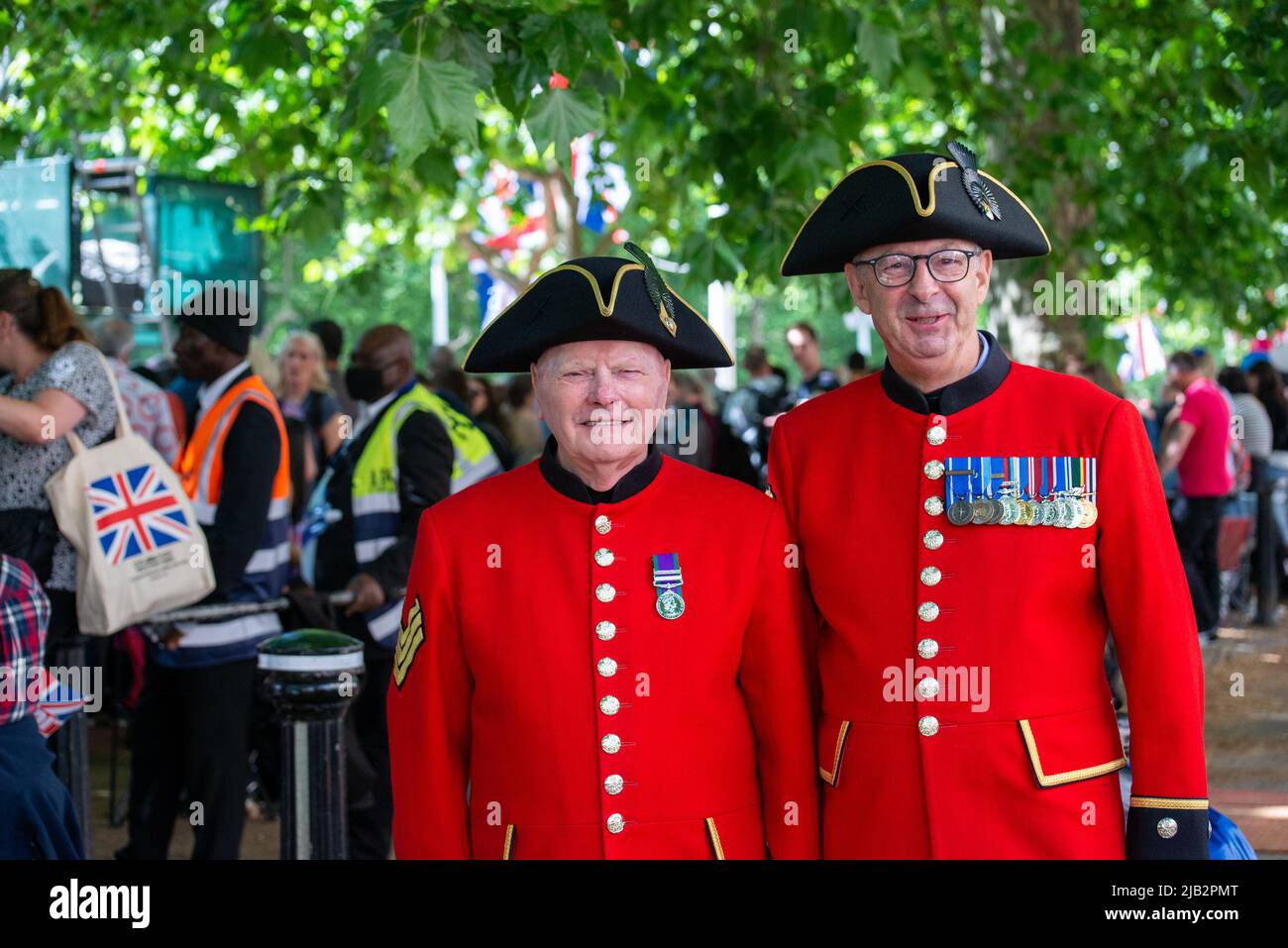 Platinum Jubilee, Queen's Birthday Parade Stockfoto