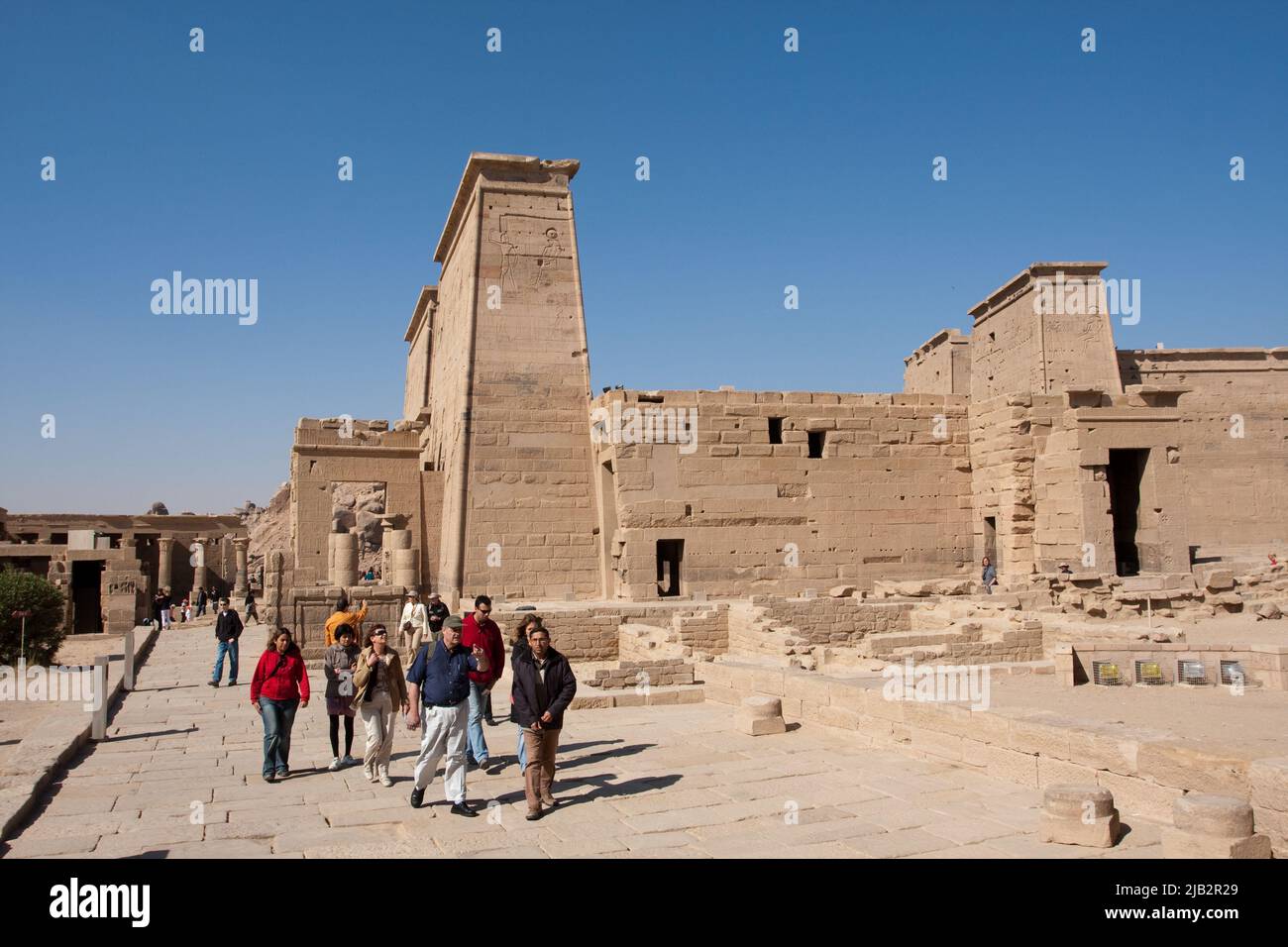 Ägypten, Assuan. Durch den Bau des neuen Hochdamms oder Assuan