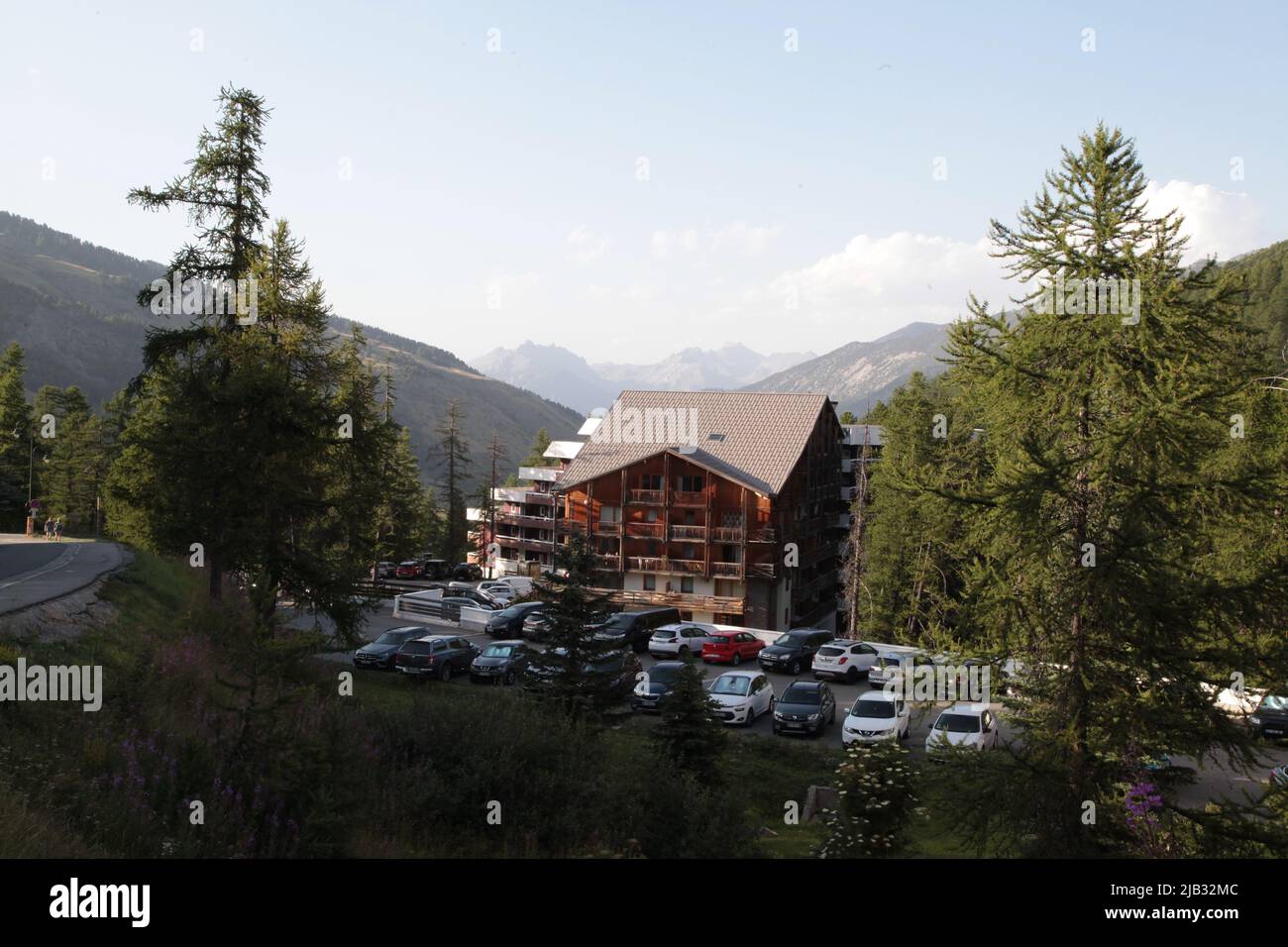 VARs Les Claux, Hautes-Alpes en été Stockfoto