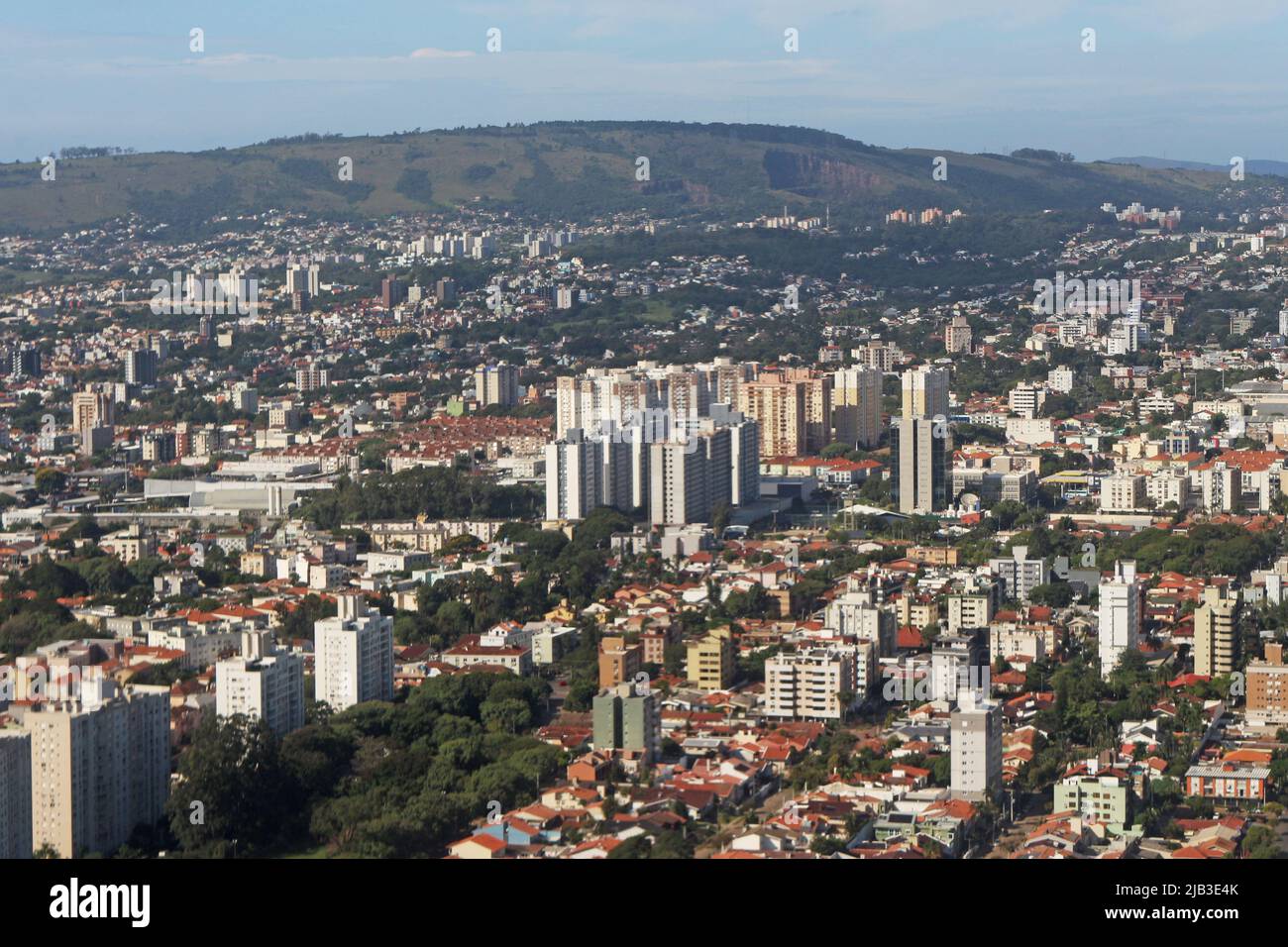 Luftaufnahmen von städtischen Zentren, Sao Paulo - Brasilien Stockfoto