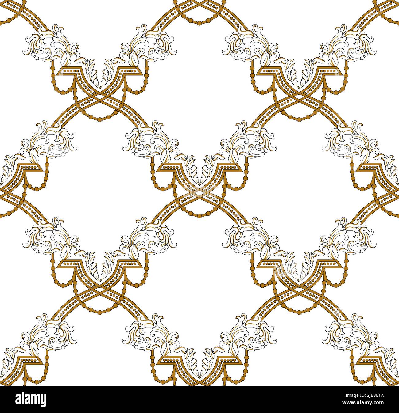 Digitale Muster Ornament Stil Muster Textur Illustration florale Textur Stockfoto