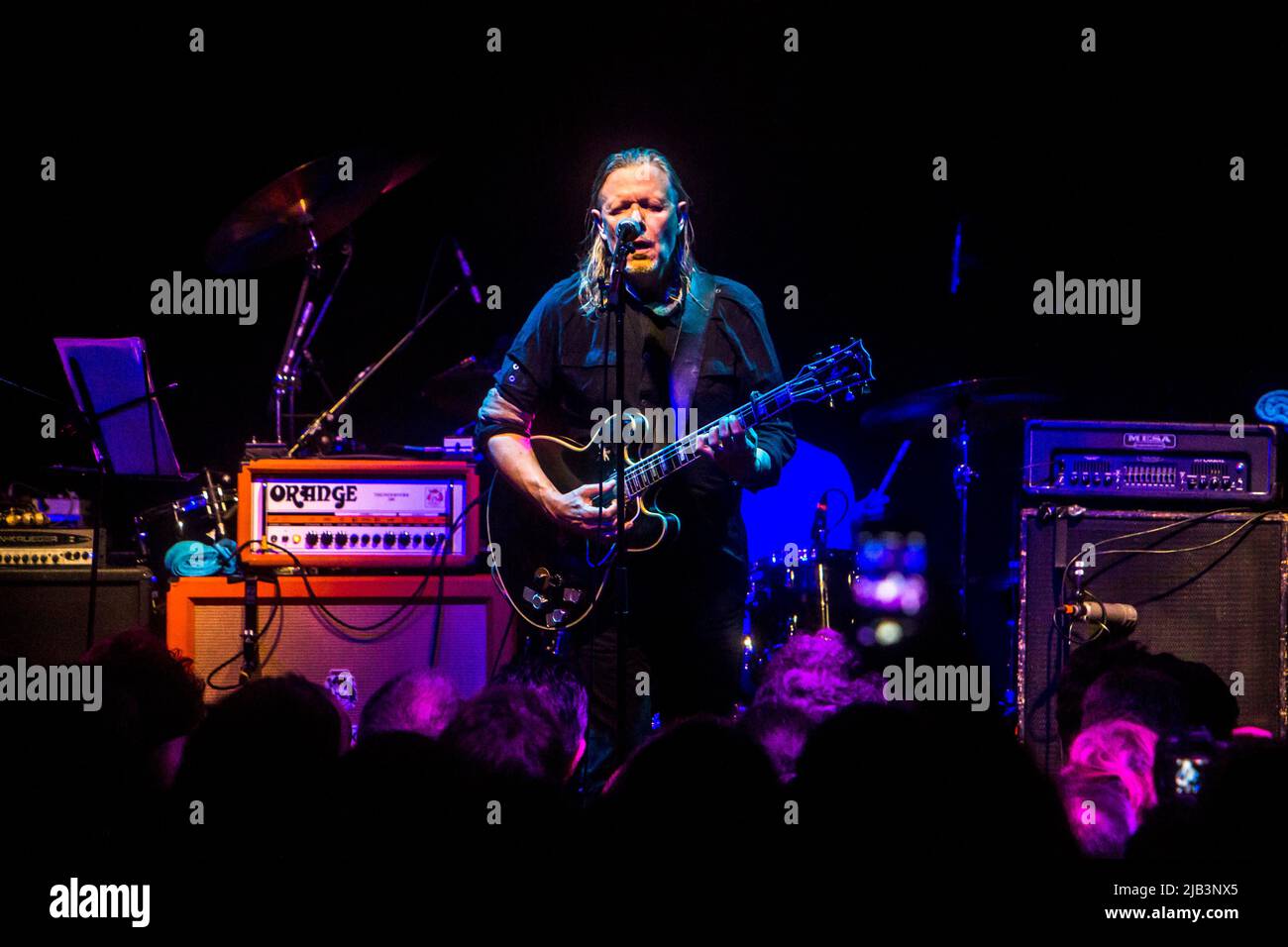 Die amerikanische experimentelle Rockband Swans konzertiert in Mailand, Italien Stockfoto