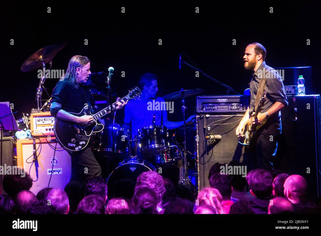 Die amerikanische experimentelle Rockband Swans konzertiert in Mailand, Italien Stockfoto