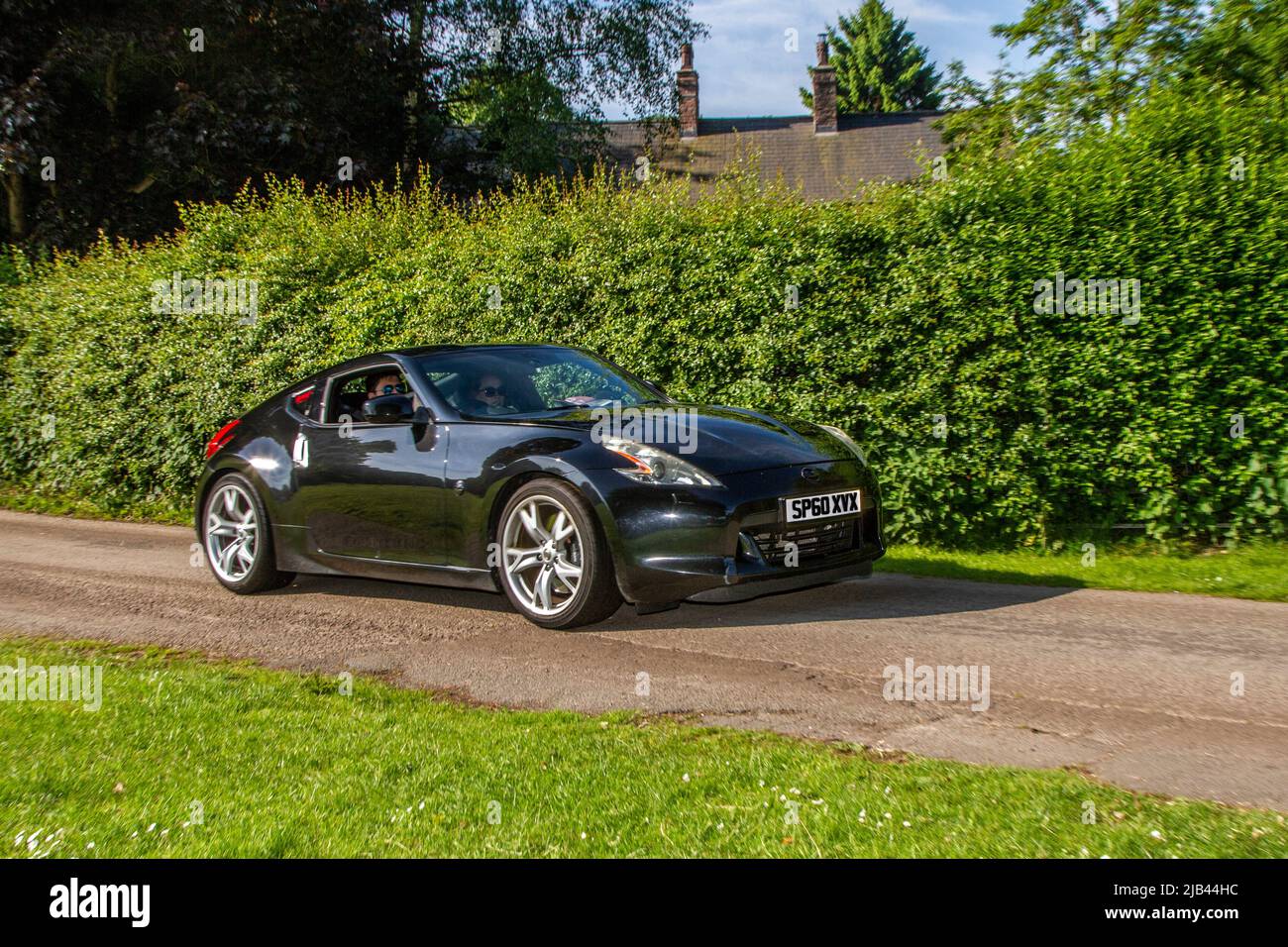 2010 NISSAN 370 Z V6 GT Ankunft im worden Park Motor Village für das Leyland Festival, Großbritannien Juni 2022 Stockfoto