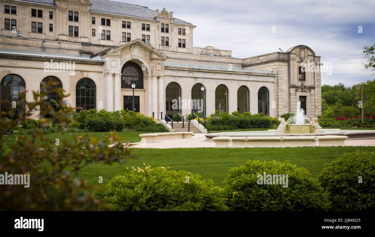 Ames, IA - 22. Mai 2022: College-Campus der Iowa State University Cyclones Stockfoto