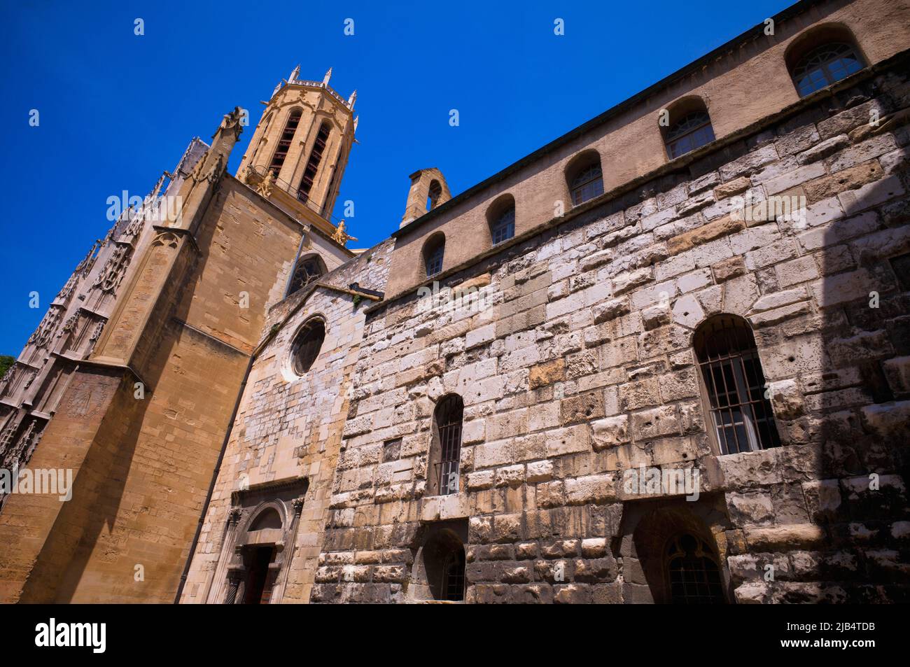 Kathedrale Saint-Sauveur, Aix-en-Provence, Bouches-du-Rhone, Provence-Alpes-Cote d'Azur, Frankreich Stockfoto