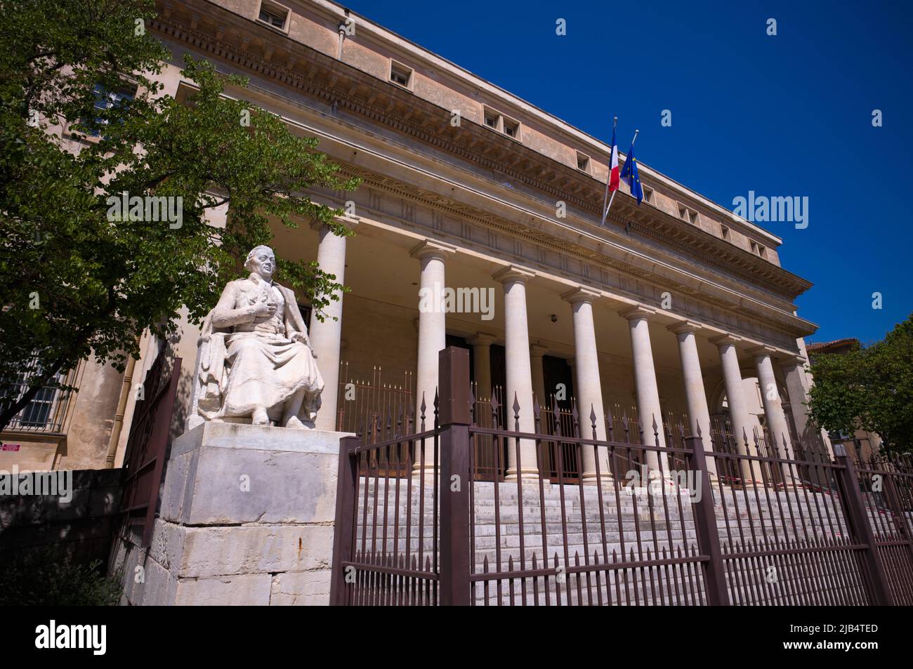 Justizpalast, Justizpalast, Aix-en-Provence, Bouches-du-Rhone, Provence-Alpes-Cote d'Azur, Frankreich Stockfoto