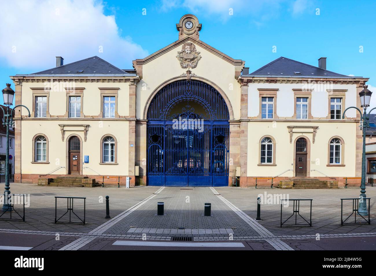 Hop Hall, Haguenau, Deutsch Hagenau, Departement Bas-Rhin, Region Grand Est, Bis 2015 Elsass Elsass, Frankreich Stockfoto