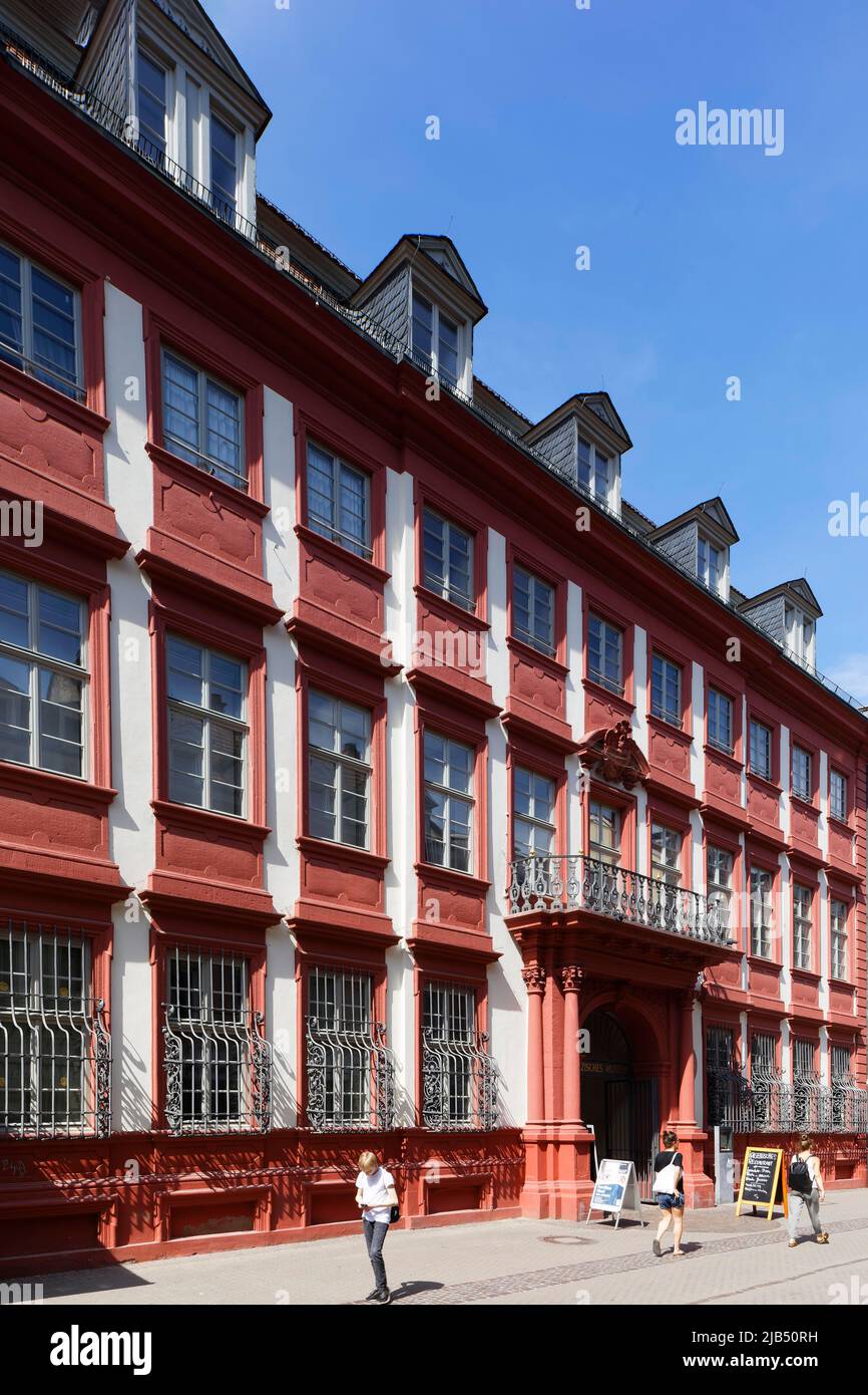 Kurpfaelzisches Museum, Hauptstr. 97, Altstadt, Heidelberg, Kurpfalz, Baden-Württemberg, Deutschland Stockfoto