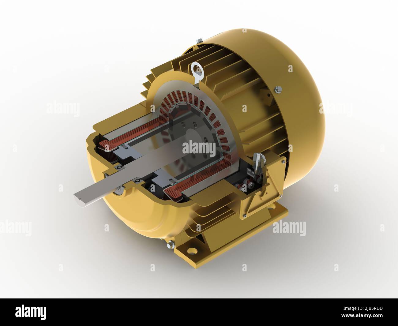 Elektrischer Generator, Goldklasse Stockfoto Elektrischer Generator, Goldklasse Stockfoto
