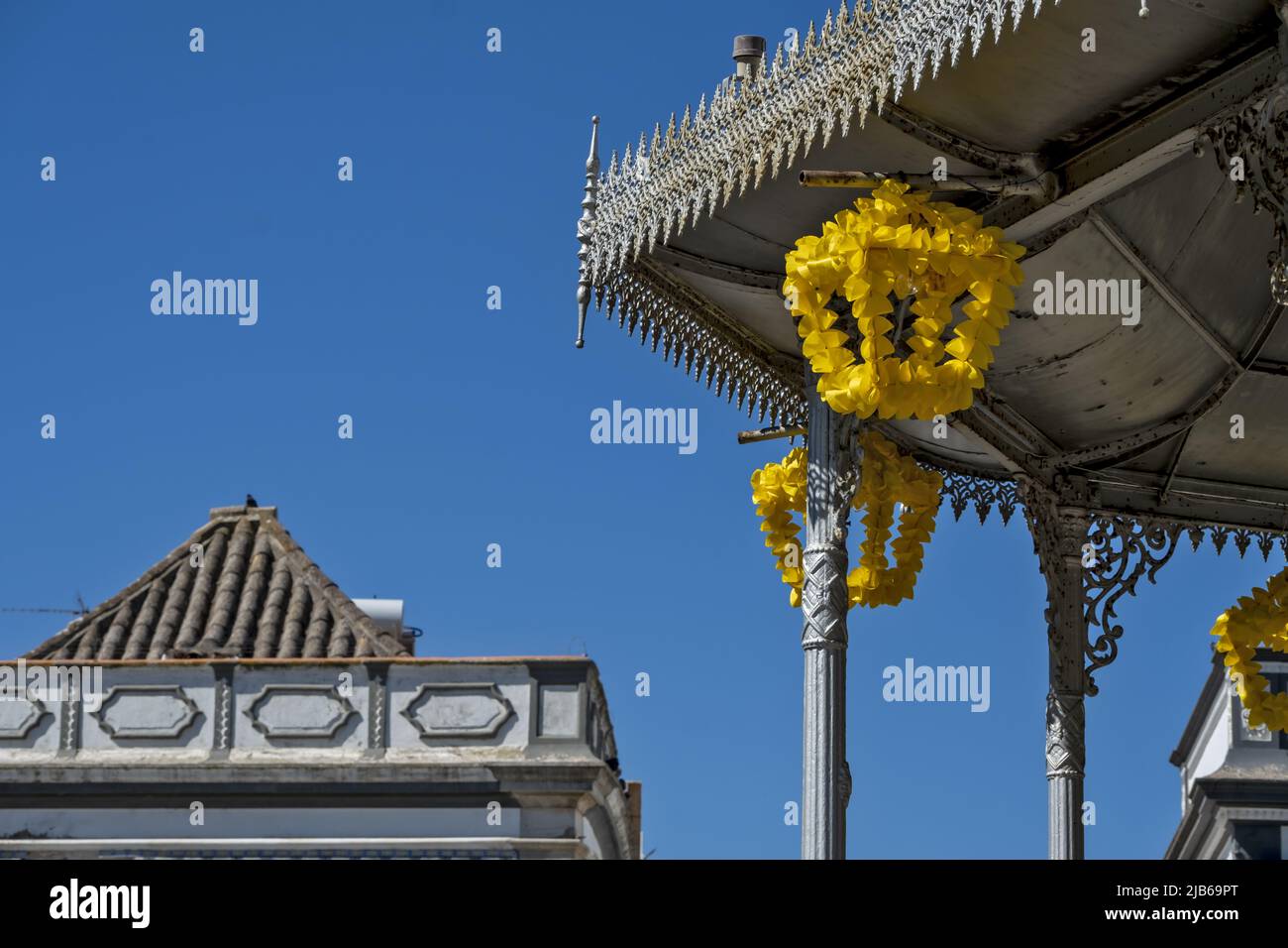 Bandstand in Tavira, Algarve, portugal Stockfoto