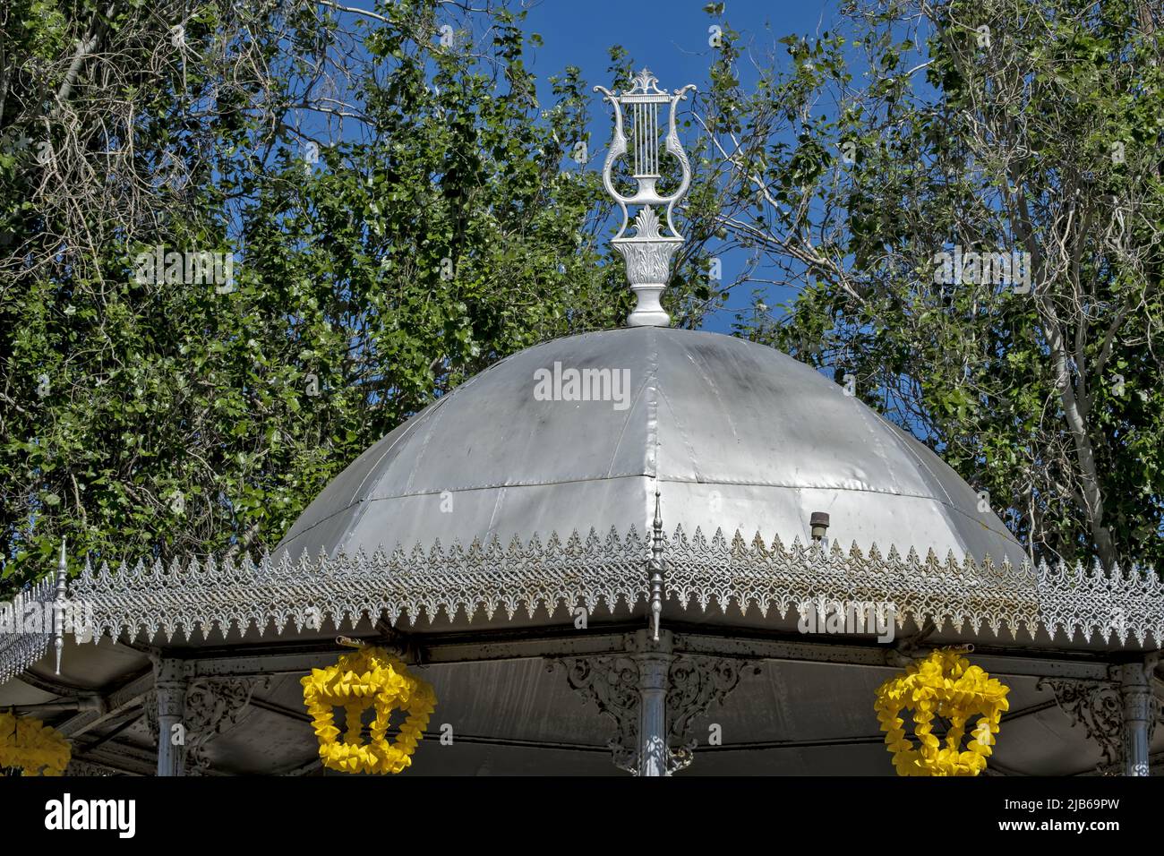 Bandstand in Tavira, Algarve, portugal Stockfoto