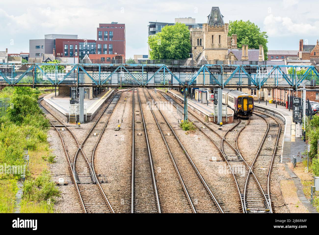 Lincoln Hauptbahnhof, Lincoln, Lincolnshire, UK Stockfoto