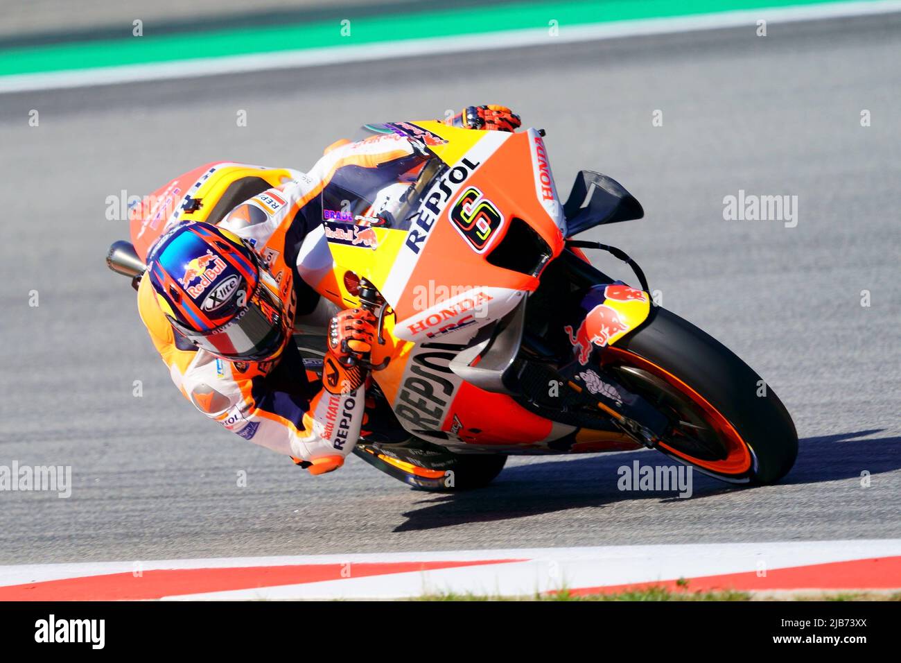 2022 Juni 6.. Gran Premio Monster Energy de Catalunya, MotoGP, freitagsfreitag: Stefan Bradl (GER), Repsol Honda Team Stockfoto