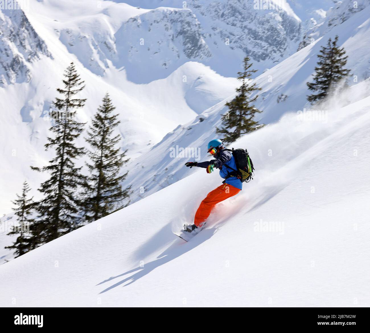Skitouren in den Siebenbürgischen Alpen, Fagaras-Bergen, Rumänien, Europa Stockfoto