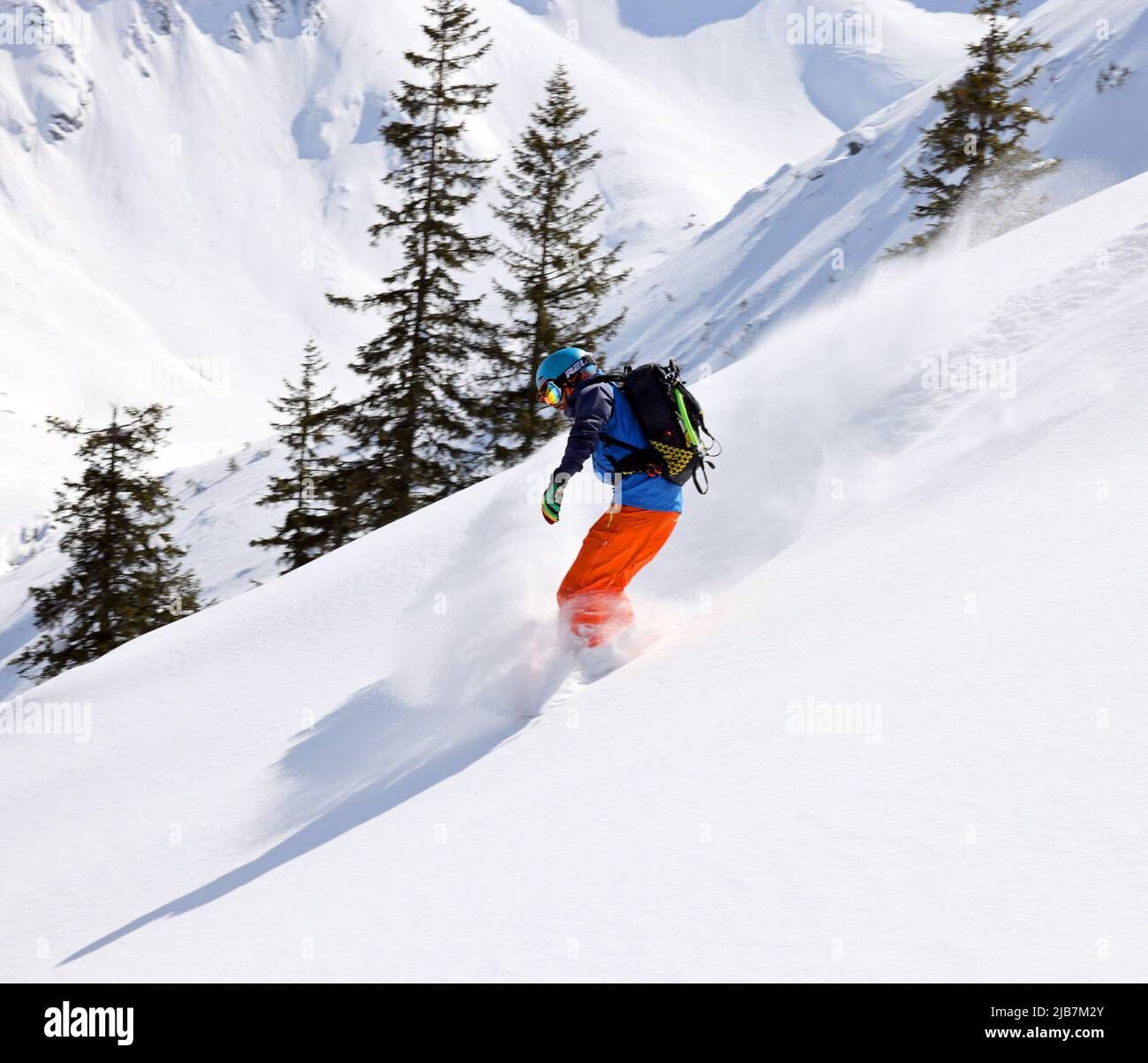 Skitouren in den Siebenbürgischen Alpen, Fagaras-Bergen, Rumänien, Europa Stockfoto