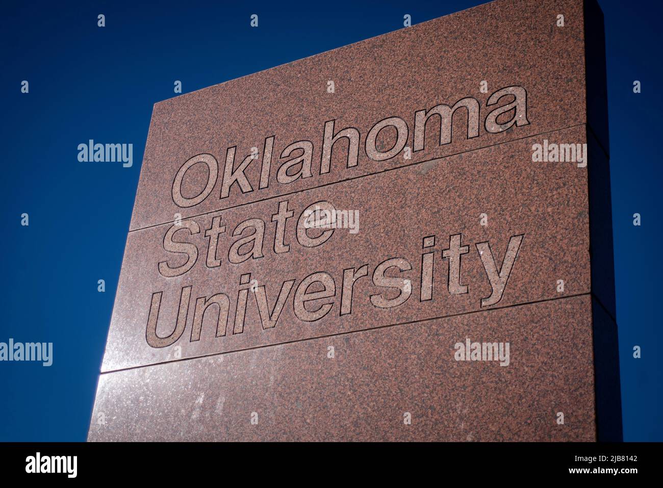 Stillwater, OK - 6. Oktober 2020: OSU Oklahoma State University (OSU) Cowboys' College Campus Stockfoto