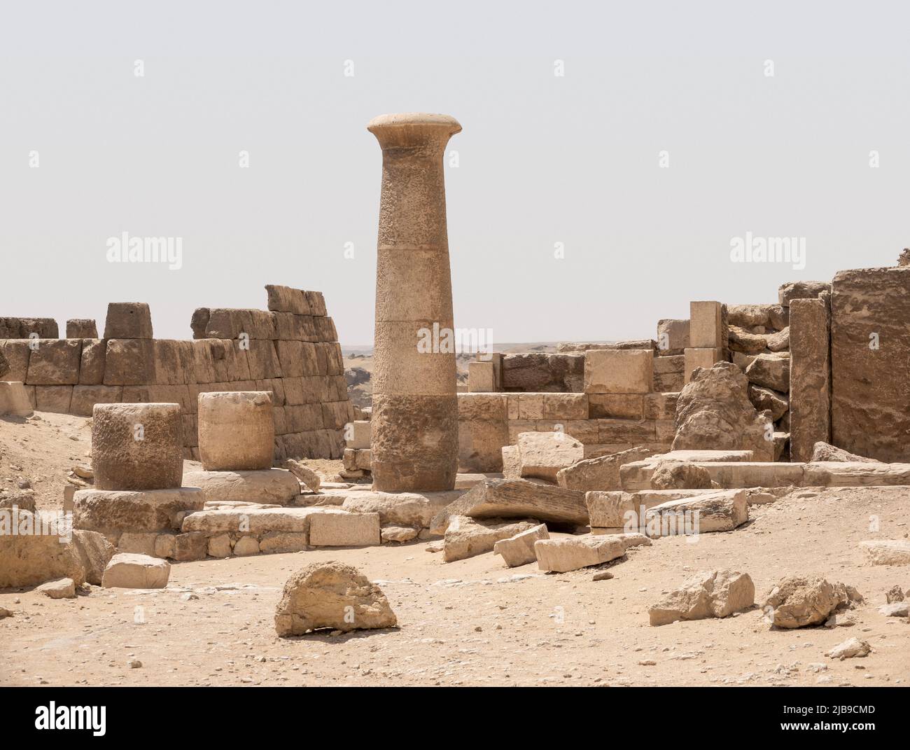 Isis-Tempel, Pyramiden Von Gizeh, Kairo, Ägypten Stockfoto