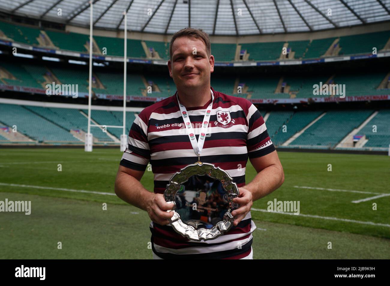 Twickenham, Großbritannien. 04.. Juni 2022. Counties Finals 2022 Twickenham Samstag, 4. Juni 2022 - Twickenham Stadium - London - Vereinigtes Königreich Pflichtfoto Kredit: Martin Edwards Kredit: Martin Edwards/Alamy Live News Stockfoto