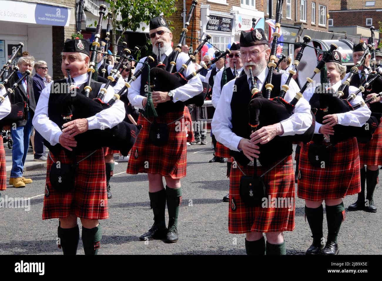 Platinum Jubilee Parade Stockfoto