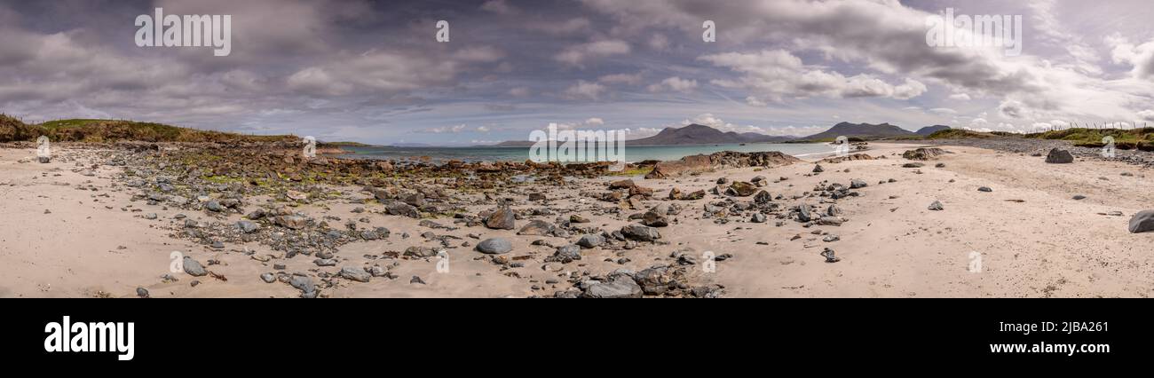 Renvyle Beach, County Galway, Irland Stockfoto