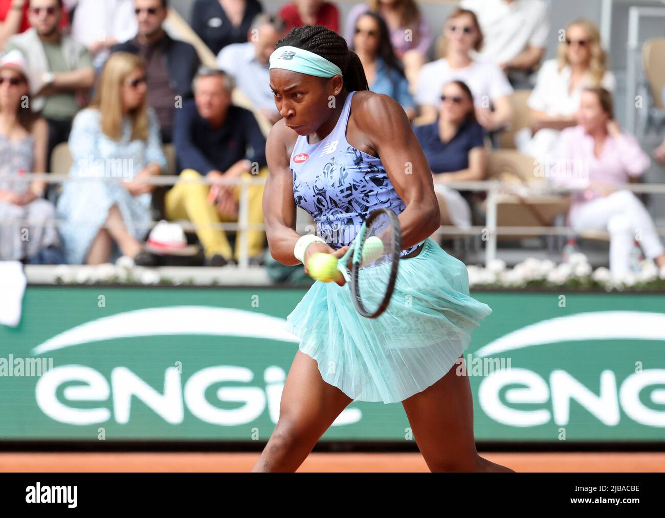 Coco Gauff aus den USA beim Damenfinale gegen IGA Swiatek aus Polen am