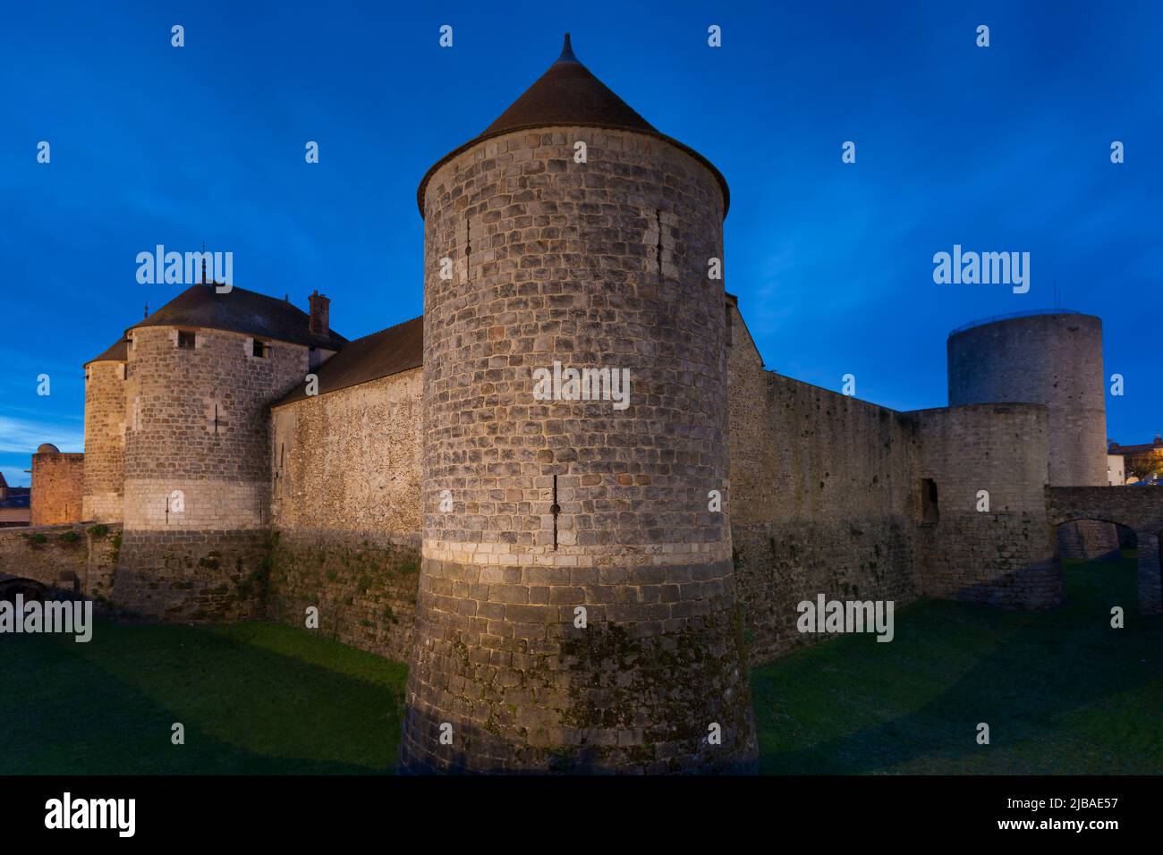 Schloss von Dourdan, Essonne, Frankreich Stockfoto