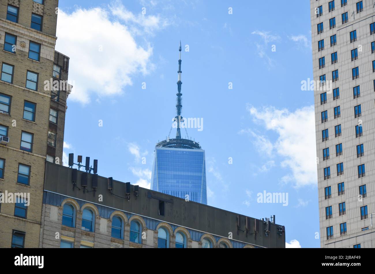 Das World Trade Center wird an einem sonnigen Tag am 4. juni 2022 gesehen. Stockfoto