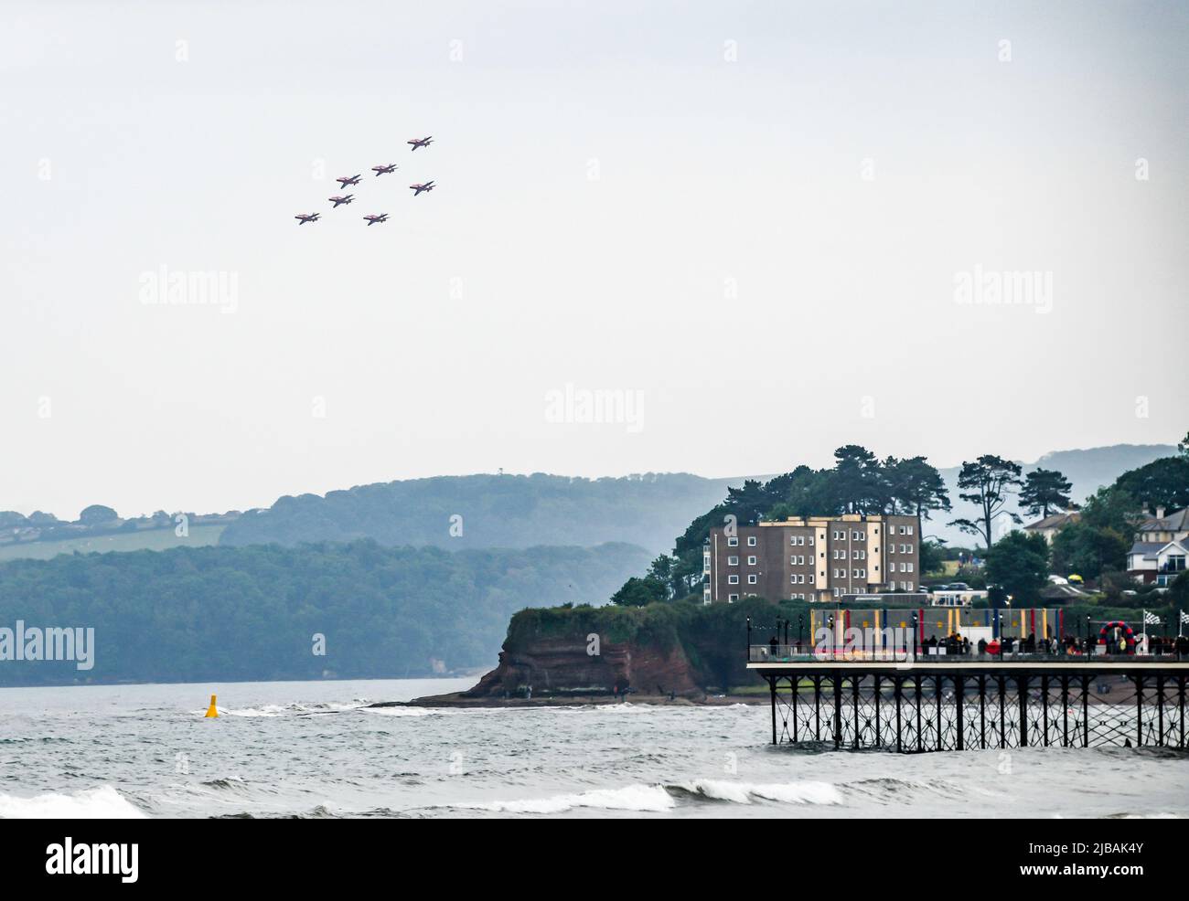 Paignton, Großbritannien. Samstag, 4. Juni 2022. Die English Riviera Air Show zieht Tausende von Zuschauern an, nachdem sie seit 2019 aufgrund von Covid-19 abgesetzt wurde. Kredit: Thomas Faull/Alamy Live Nachrichten Stockfoto