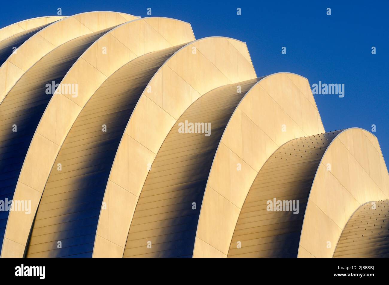 Das Kauffman Center for the Performing Arts in Kansas City, Missouri, USA Stockfoto