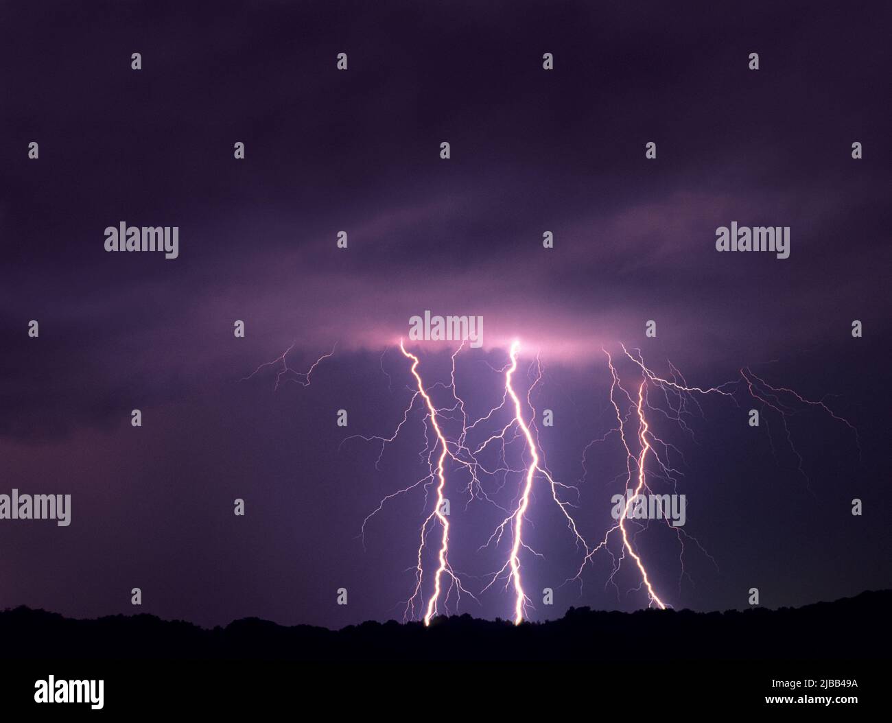 Elektrischer Sturm Stockfoto