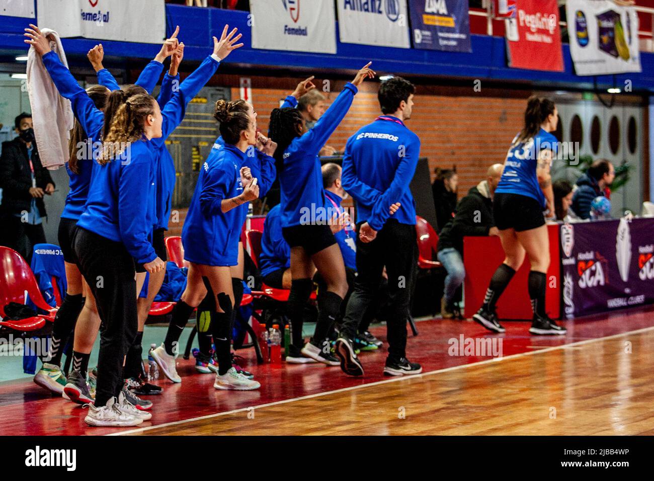 Argentinien. Jun 4, 2022.EC Pinheiros (BRA) Bankfest im Estadio sag Villa Ballester in Villa Ballester, Buenos Aires, Argentinien. Quelle: Fabian Lujan/ASN Media/Alamy Live News Stockfoto