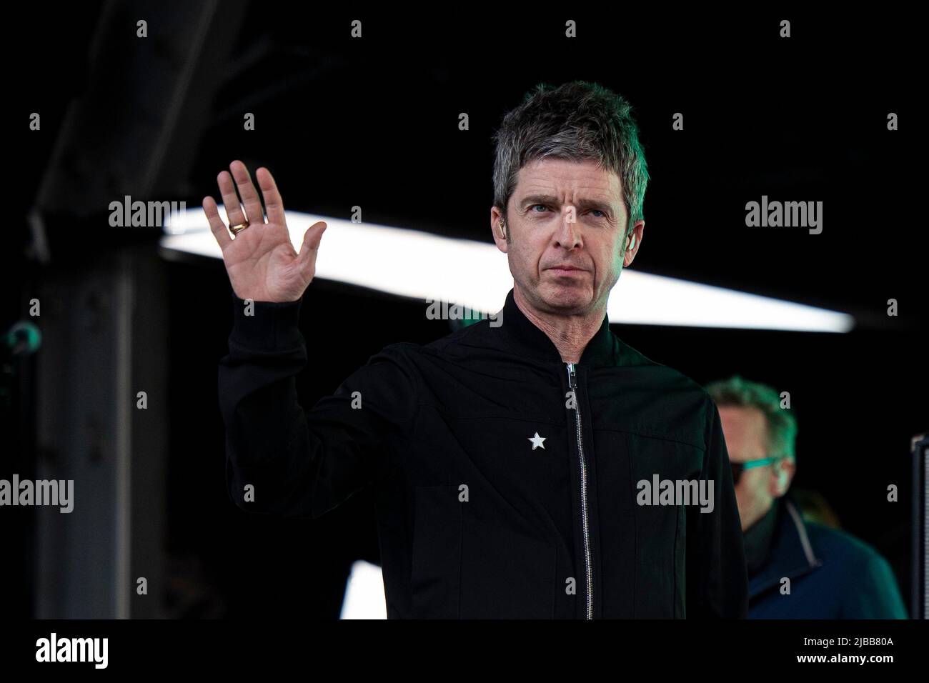 Margam, Wales . 04.. Juni 2022. Noel Gallaghers High Flying Birds beim in IT Together Festival in Margam, Wales, am 4.. Juni 2022. Quelle: Lewis Mitchell/Alamy Live News Stockfoto