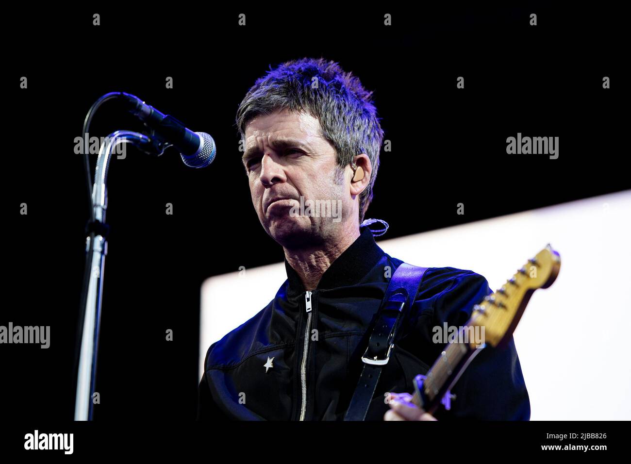 Margam, Wales . 04.. Juni 2022. Noel Gallaghers High Flying Birds beim in IT Together Festival in Margam, Wales, am 4.. Juni 2022. Quelle: Lewis Mitchell/Alamy Live News Stockfoto