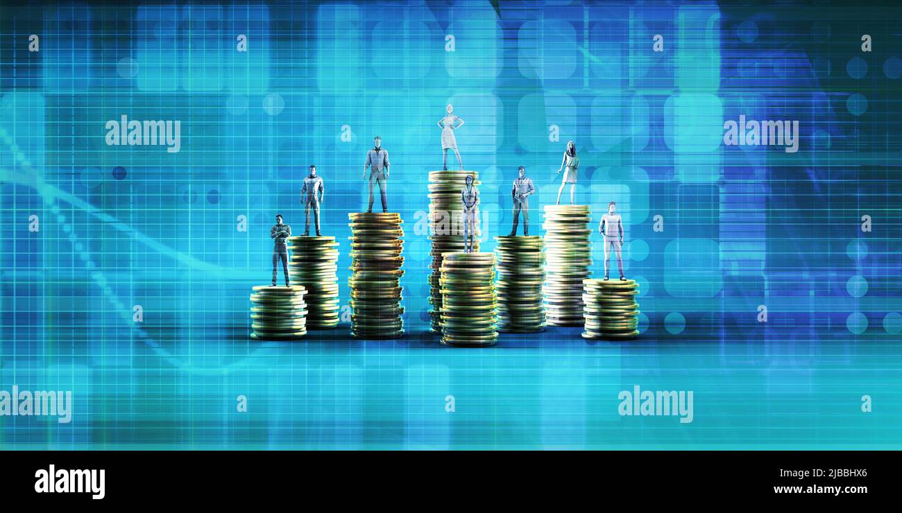 Individuelles Rentenkonto – Finanzinstitut Stockfoto