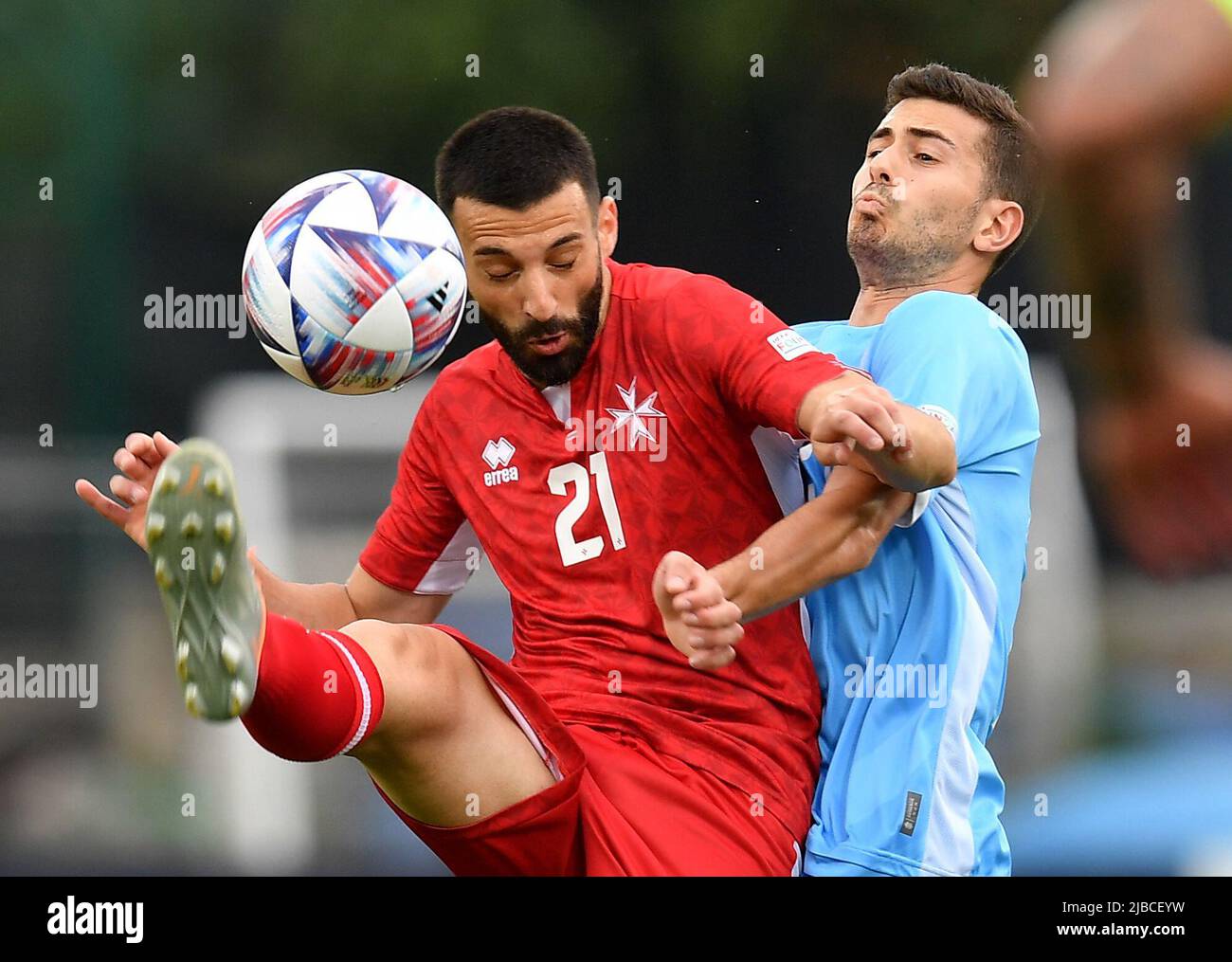 Fußball UEFA Nations League Gruppe N San Marino gegen Malta San