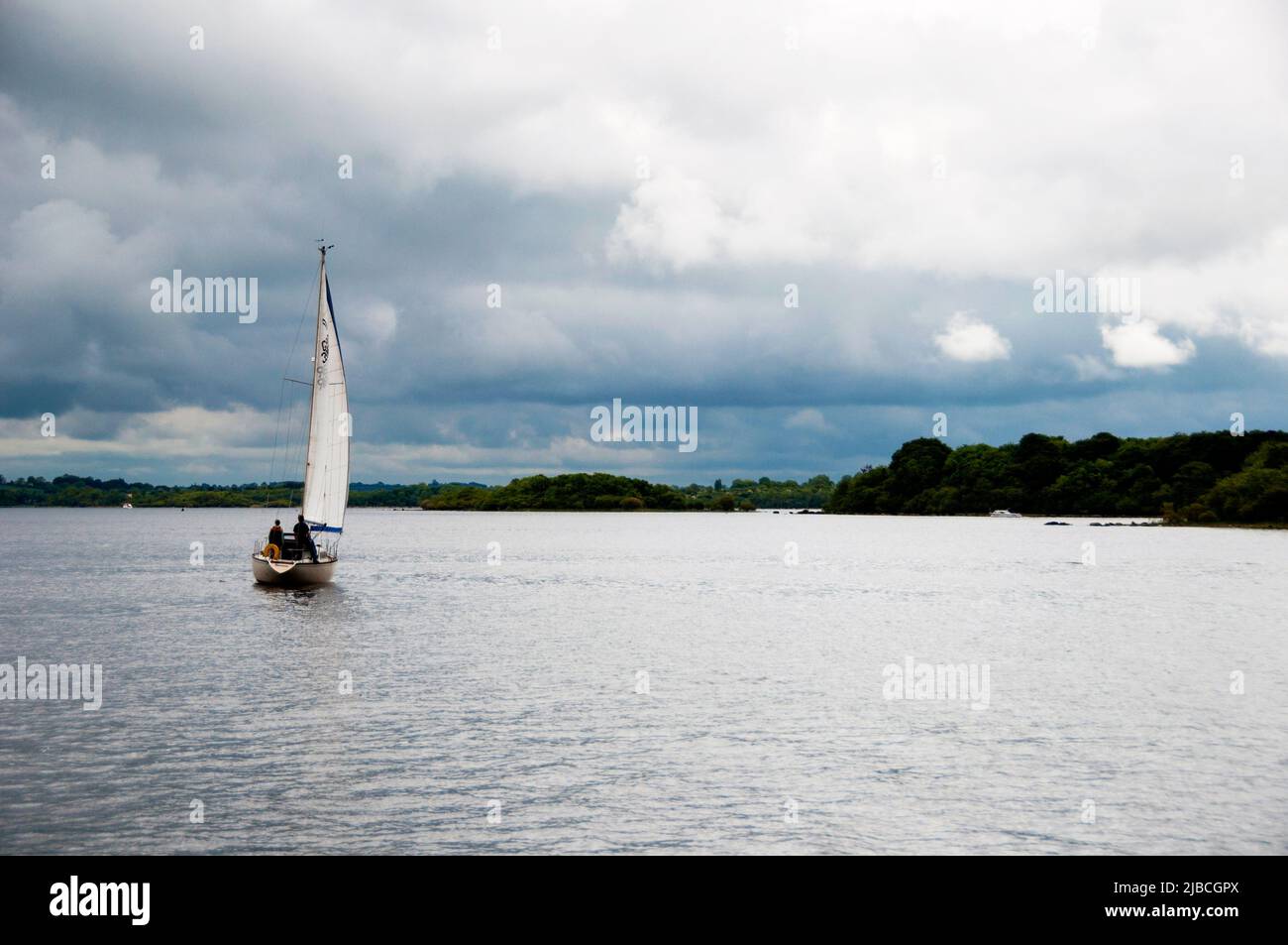 Fluss Shannon in Atholne, Irland. Stockfoto