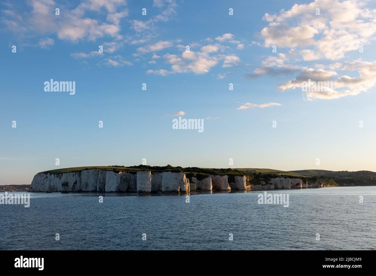 Old Harry Rocks, Dorset Jurassic Coast Wahrzeichen und Landschaft, England, Großbritannien Stockfoto