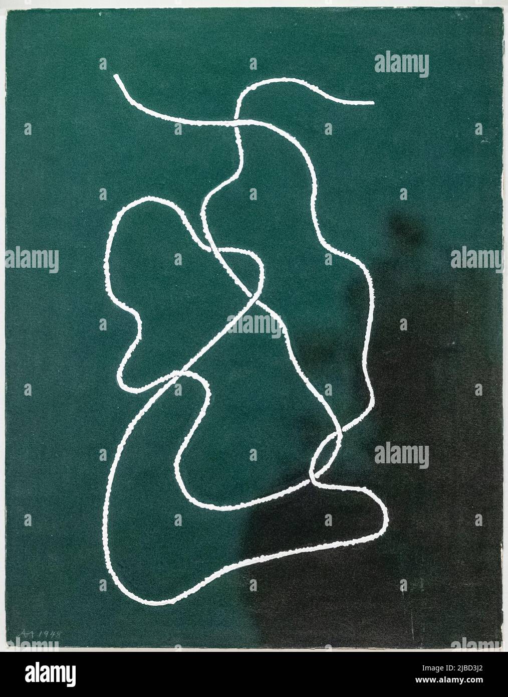 Drawning for a Knot, 1948, Anni Albers, Gouache auf Papier, Bauhaus Stockfoto