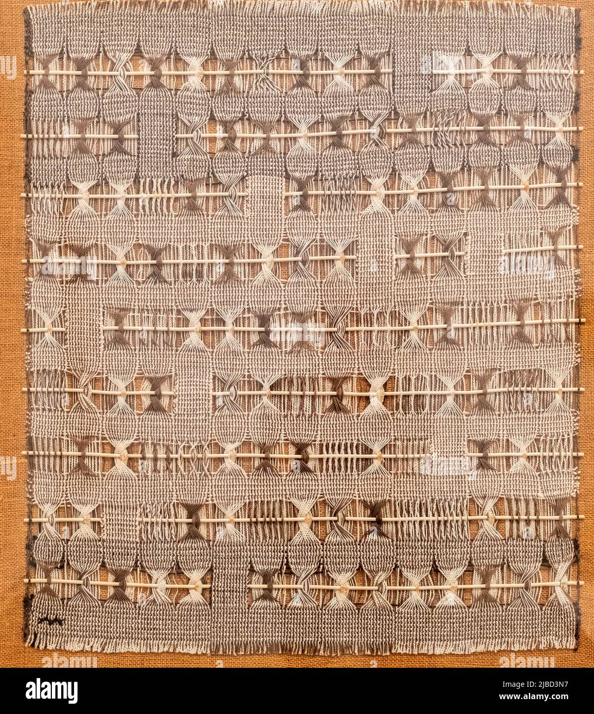 Variationen über ein Thema, 1958, Anni Albers, Viskose, Leinen, Baumwolle, Kunststoff, Bauhaus Stockfoto