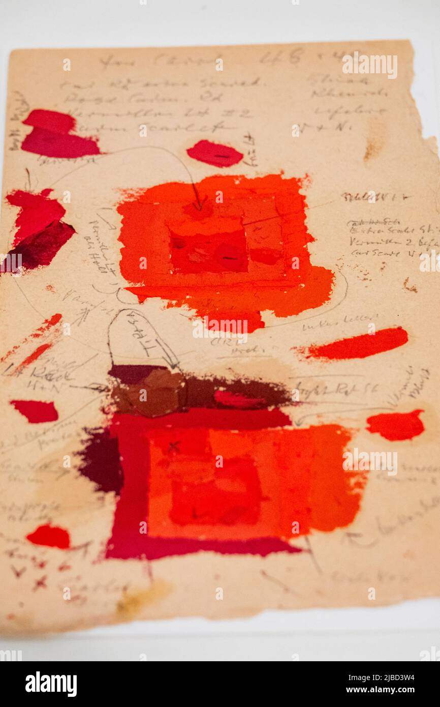 Josef Albers, Notizen des Autors, Bauhaus Stockfoto