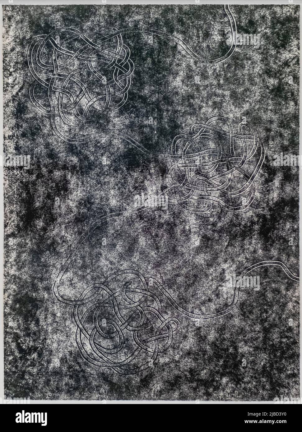 Anni Albers, serigrafia, Bauhaus expo auf IVAM Stockfoto