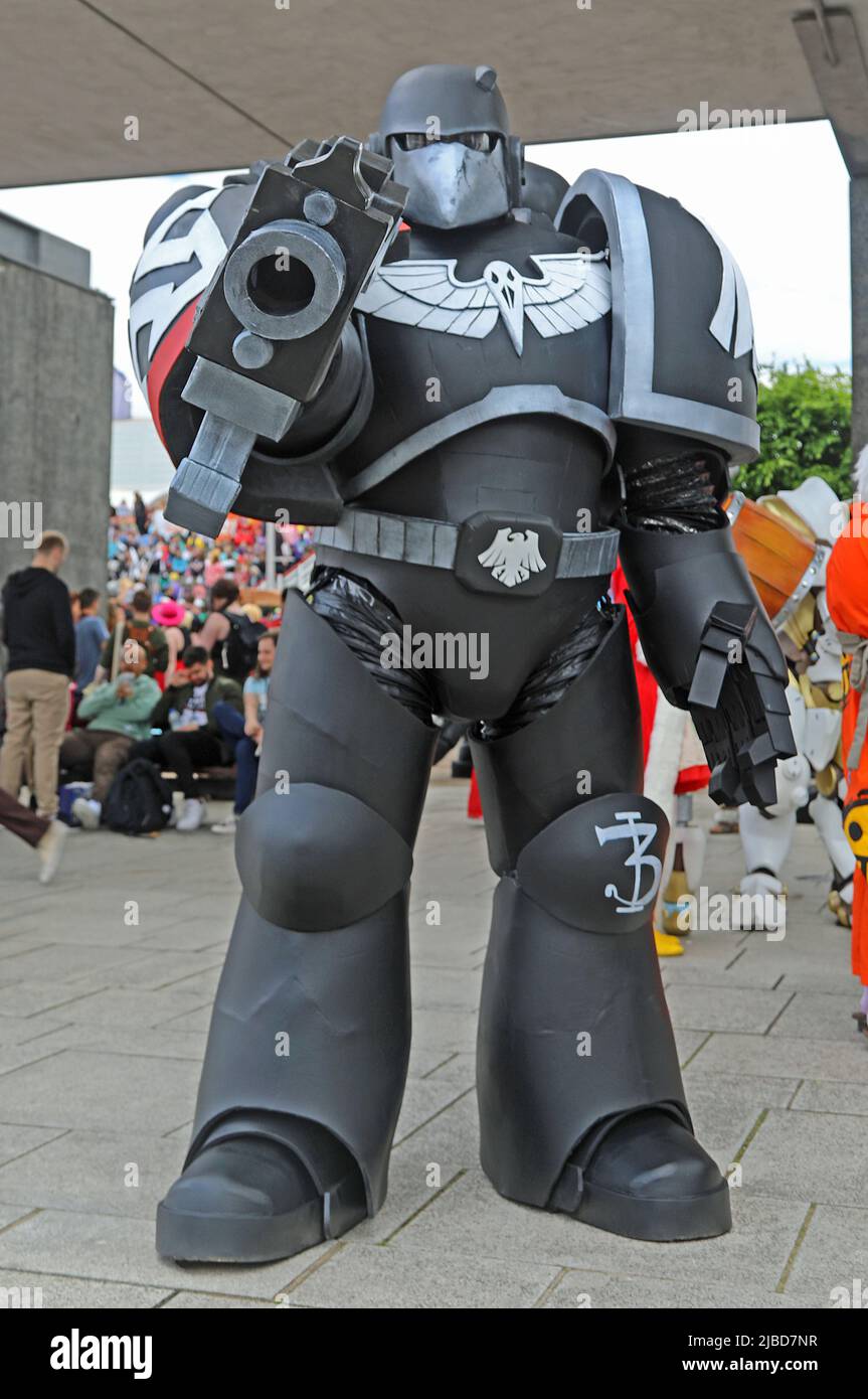 Cosplay-Charakter Stockfoto