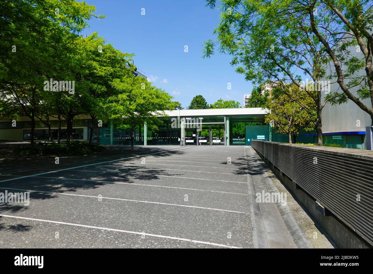 Musée d'Art Contemporain du Val-de-Marne, „MAC/VAL“, Museum für zeitgenössische Kunst, Place de la Libération in Vitry-sur-seine, Val-de-Marne, Frankreich. Stockfoto