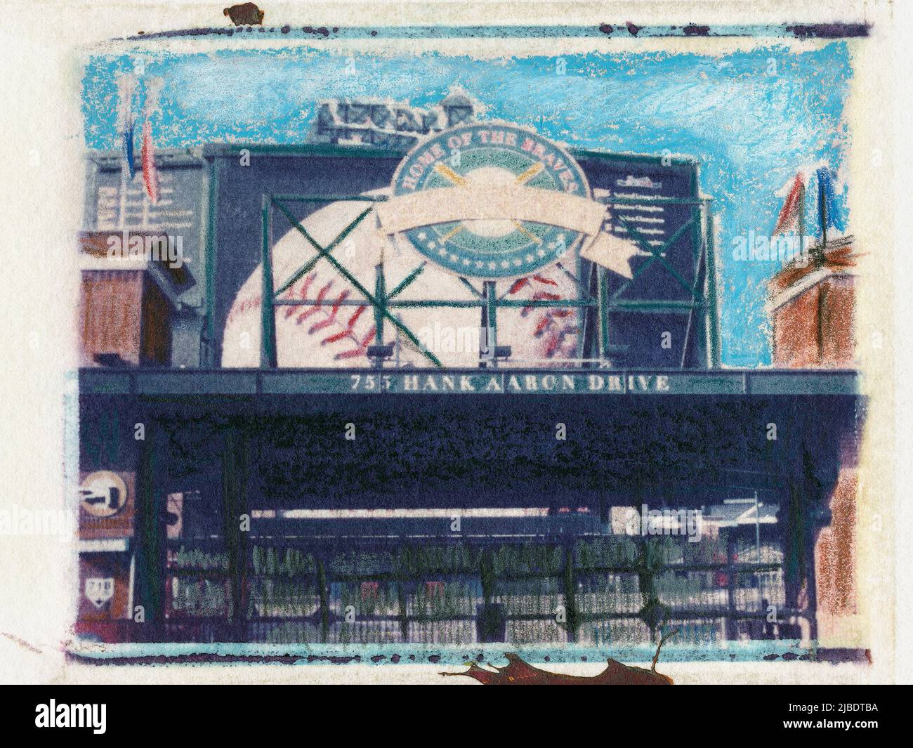 MLB Atlanta Braves Turner Field Stockfoto