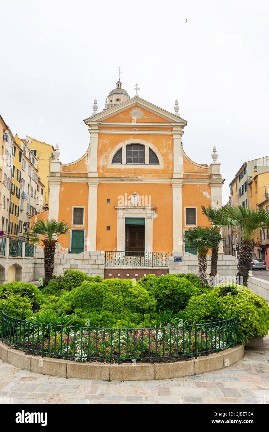 Place Mère Teresa ( Piazza Matre Teresa), Ajacio, Korsika (Corse), Corse-du-Sud, Frankreich Stockfoto