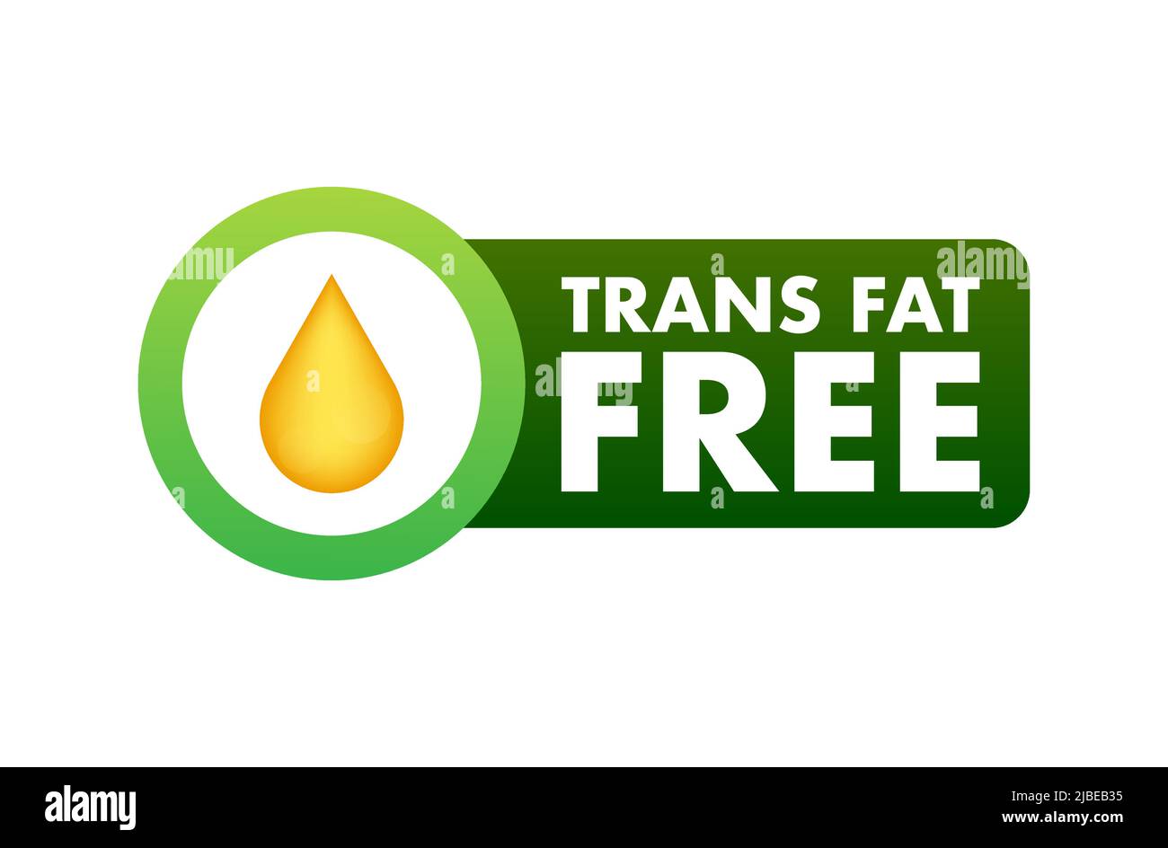 Trans-Fett frei für Web-Design. Bearbeitbarer Vektor. Bearbeitbare Kontur. Vektorgrafik Stock Vektor